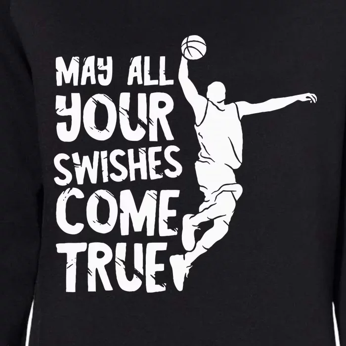 Basketball Swishes Basketball Player Basketballer Team Womens California Wash Sweatshirt