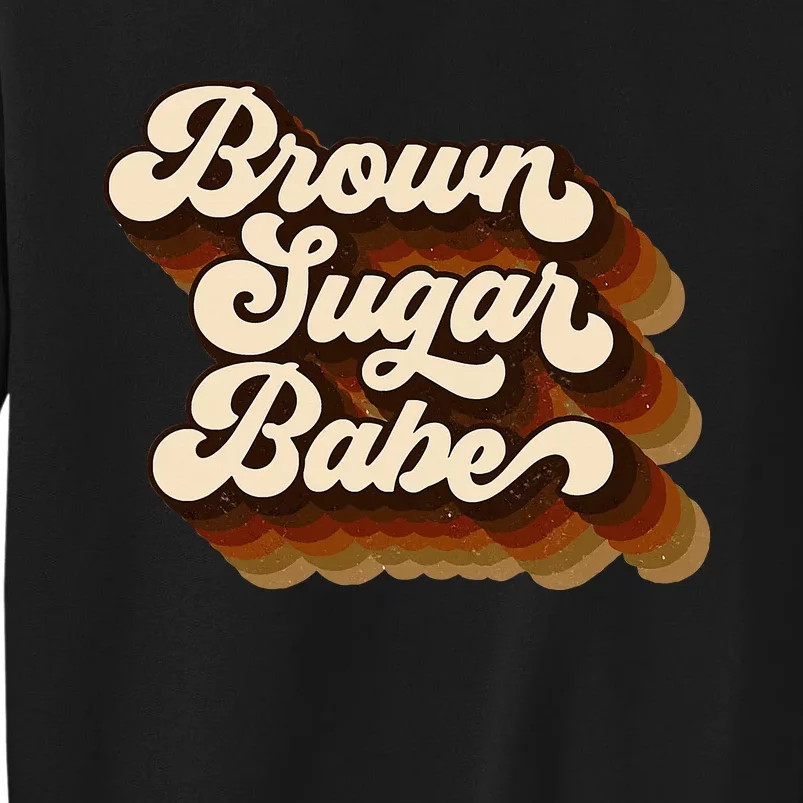 Brown Sugar Babe Afro Queen Black Pride Melanin Sweatshirt