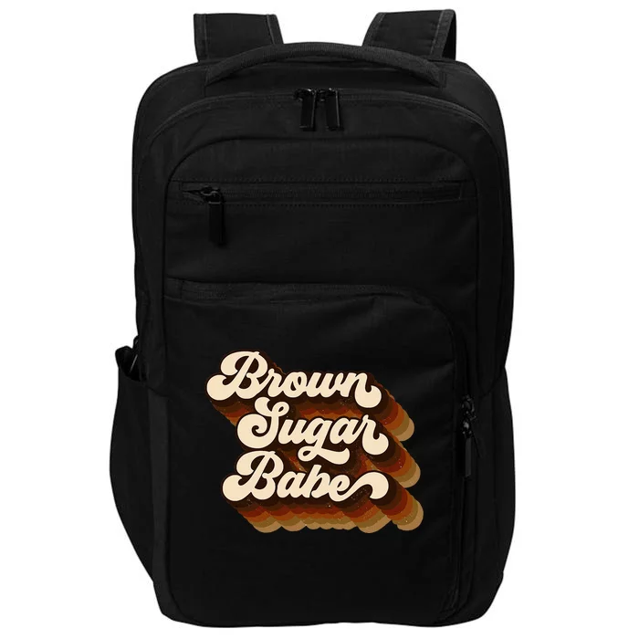 Brown Sugar Babe Afro Queen Black Pride Melanin Impact Tech Backpack