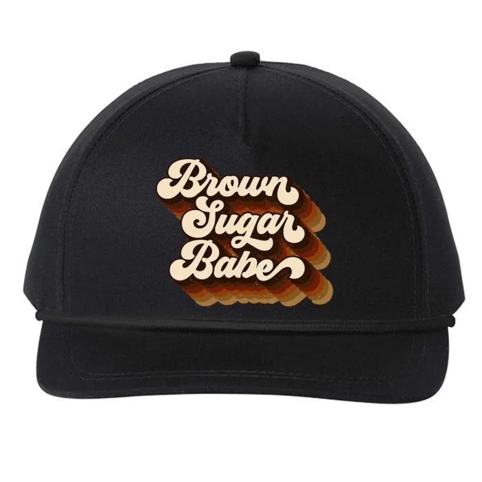 Brown Sugar Babe Afro Queen Black Pride Melanin Snapback Five-Panel Rope Hat