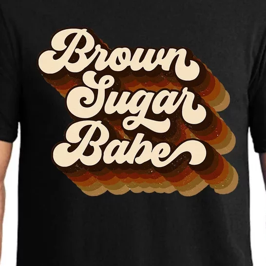 Brown Sugar Babe Afro Queen Black Pride Melanin Pajama Set