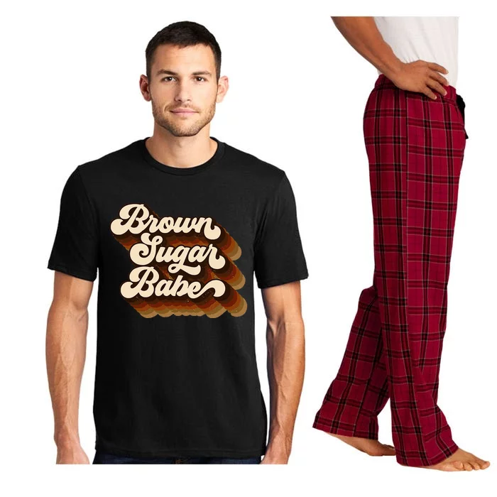 Brown Sugar Babe Afro Queen Black Pride Melanin Pajama Set