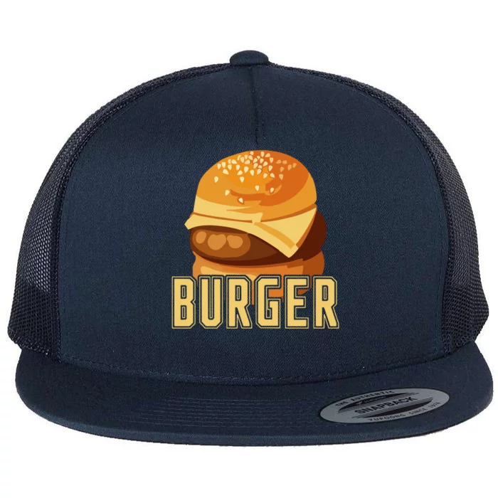 Burger Slider Bbq Meat Eater Grilling Gift For Couples Gift Flat Bill Trucker Hat