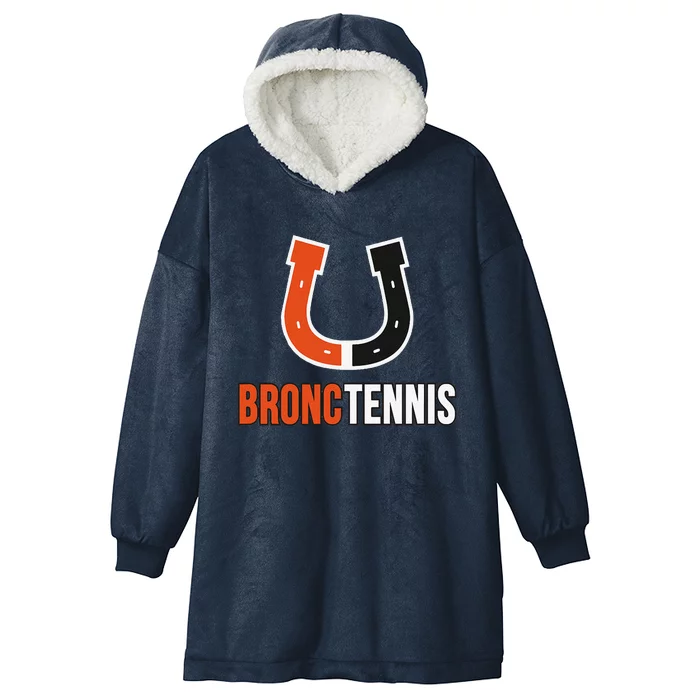 Billings Senior Bronc Tennis Hooded Wearable Blanket