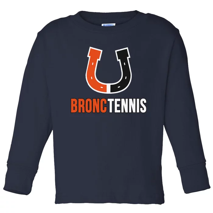 Billings Senior Bronc Tennis Toddler Long Sleeve Shirt