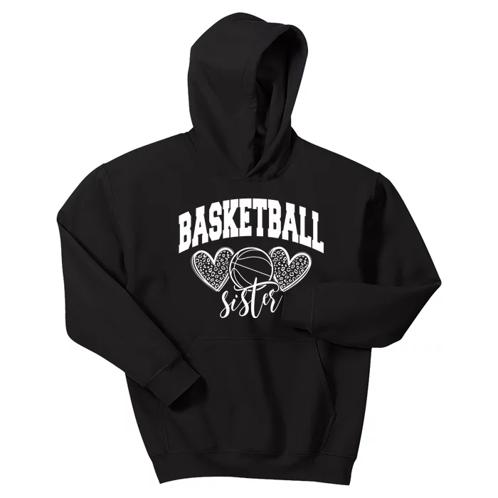 Basketball Sister Kids Hoodie