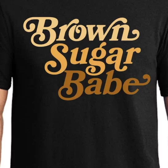 Brown Sugar Babe Afro Queen Black Pride Melanin Gift Pajama Set