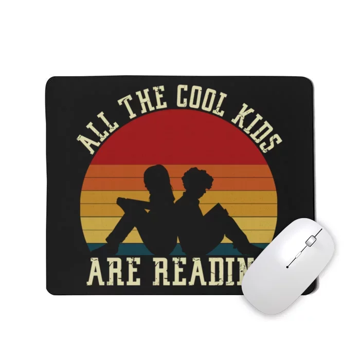 Book Saying all the cool kids are reading Mousepad