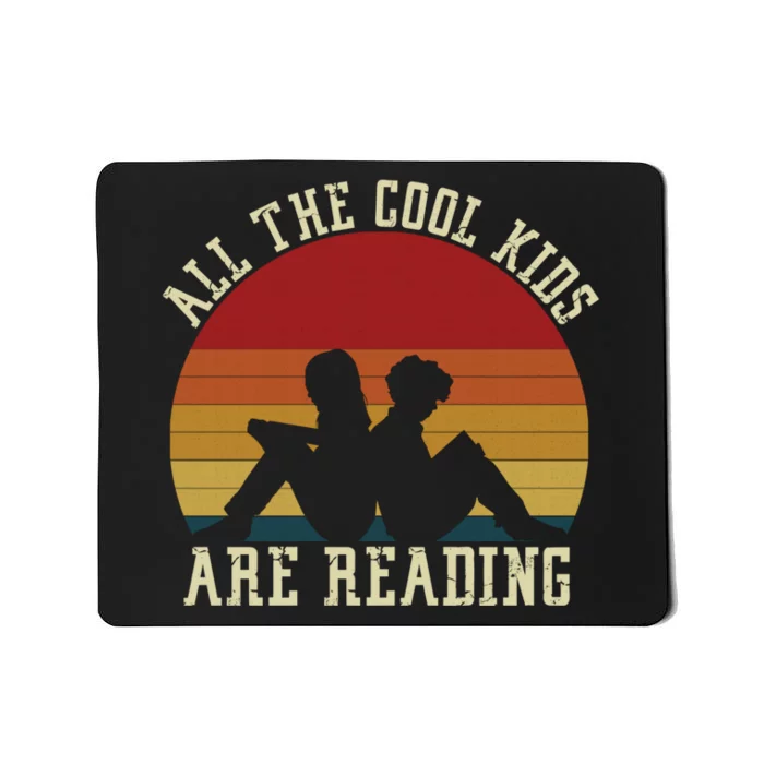 Book Saying all the cool kids are reading Mousepad