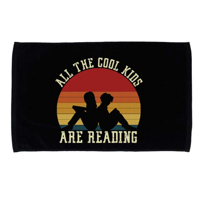 Book Saying all the cool kids are reading Microfiber Hand Towel