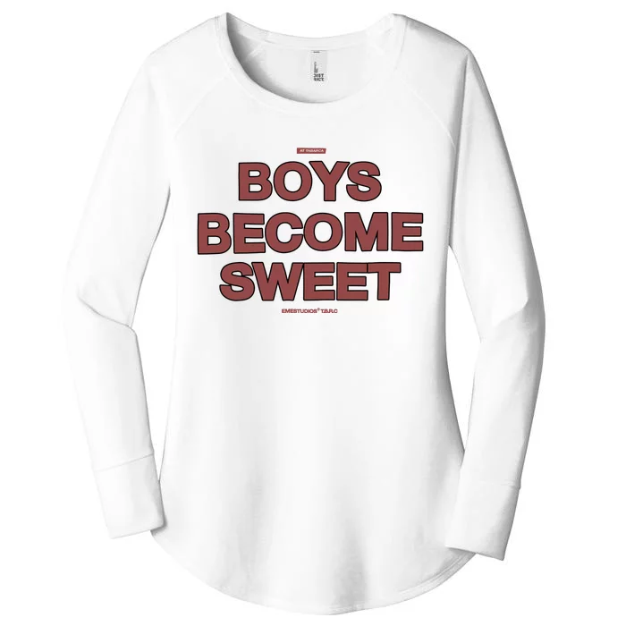 Become Sweet Women's Perfect Tri Tunic Long Sleeve Shirt