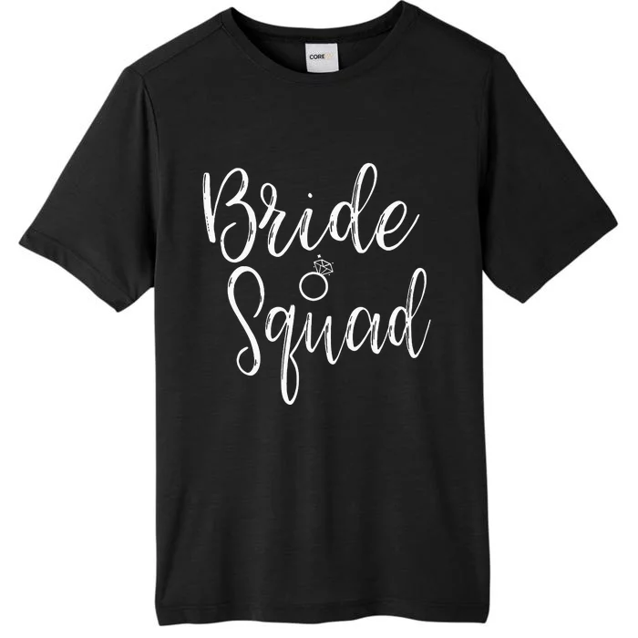 Bride Squad Bachelorette Party Bridesmaid Bridal Shower ChromaSoft Performance T-Shirt