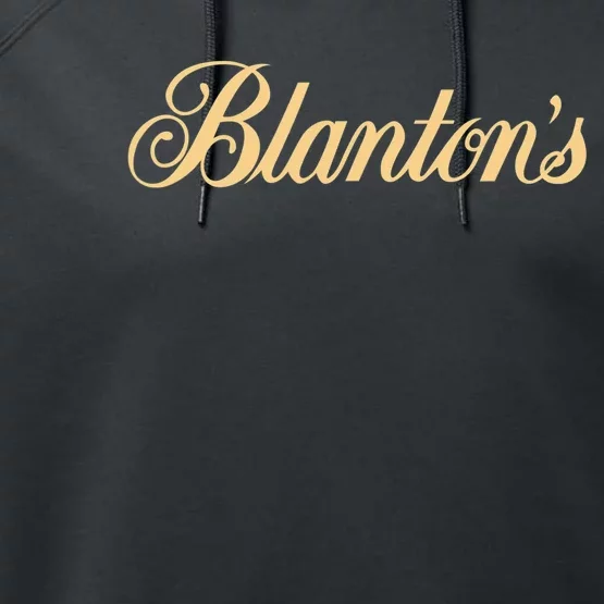 Blantons Small Batch Kentucky Bourbon Whiskey Performance Fleece Hoodie