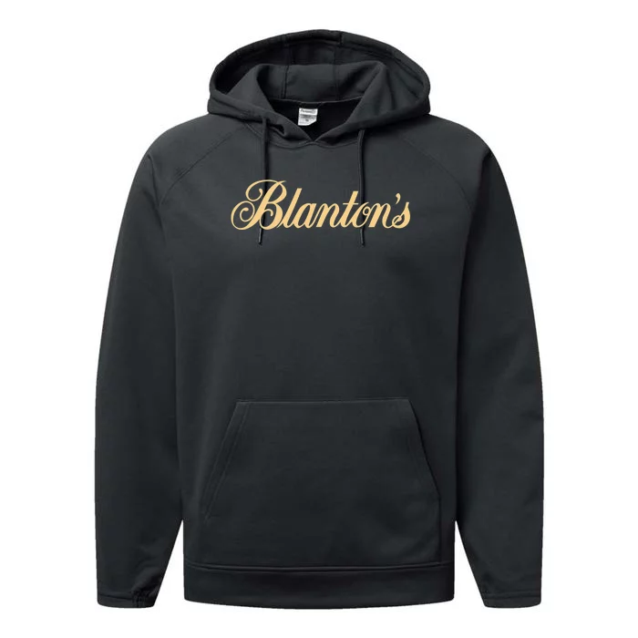 Blantons Small Batch Kentucky Bourbon Whiskey Performance Fleece Hoodie