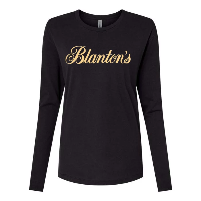 Blantons Small Batch Kentucky Bourbon Whiskey Womens Cotton Relaxed Long Sleeve T-Shirt