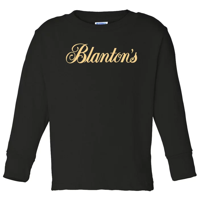 Blantons Small Batch Kentucky Bourbon Whiskey Toddler Long Sleeve Shirt