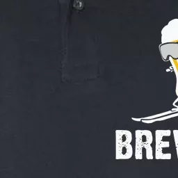 Brewski Skiing Beer Softstyle Adult Sport Polo