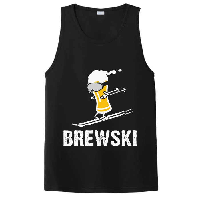 Brewski Skiing Beer Performance Tank