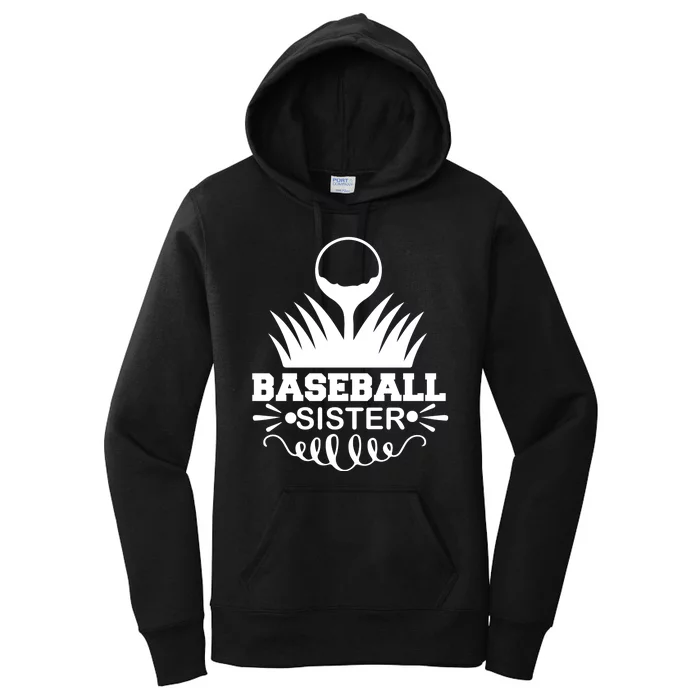 Baseball Sister Women's Pullover Hoodie