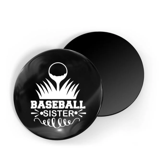 Baseball Sister Magnet