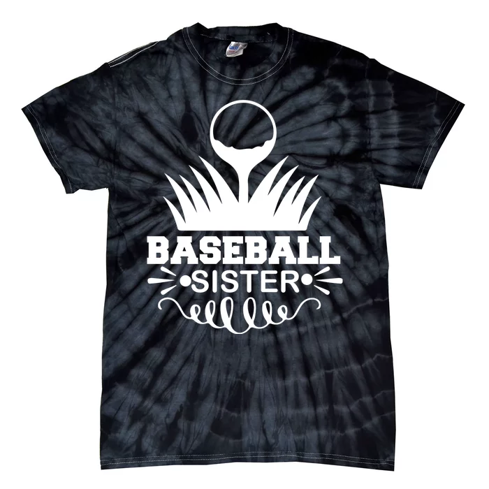 Baseball Sister Tie-Dye T-Shirt