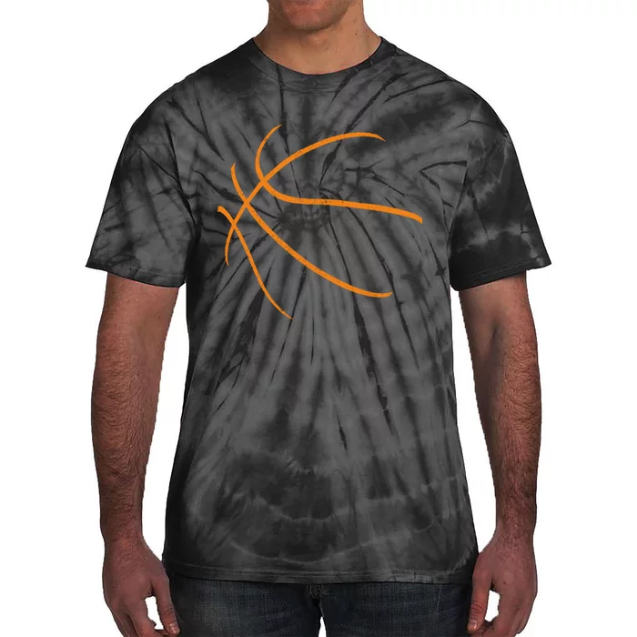 Basketball Silhouette Bball Player Coach Sports Baller Gift Tie-Dye T-Shirt