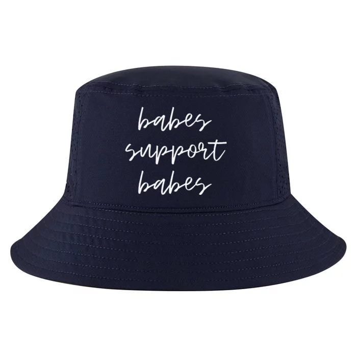 Babes Support Babes Feminism Feminist Cool Comfort Performance Bucket Hat