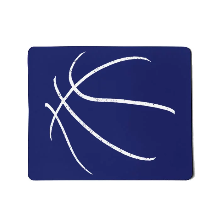 Basketball Silhouette Bball Player Coach Sports Baller Gift Mousepad