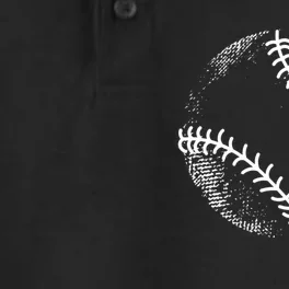 Baseball Silhouette, Baseball Ball Dry Zone Grid Performance Polo