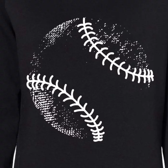 Baseball Silhouette, Baseball Ball Womens California Wash Sweatshirt