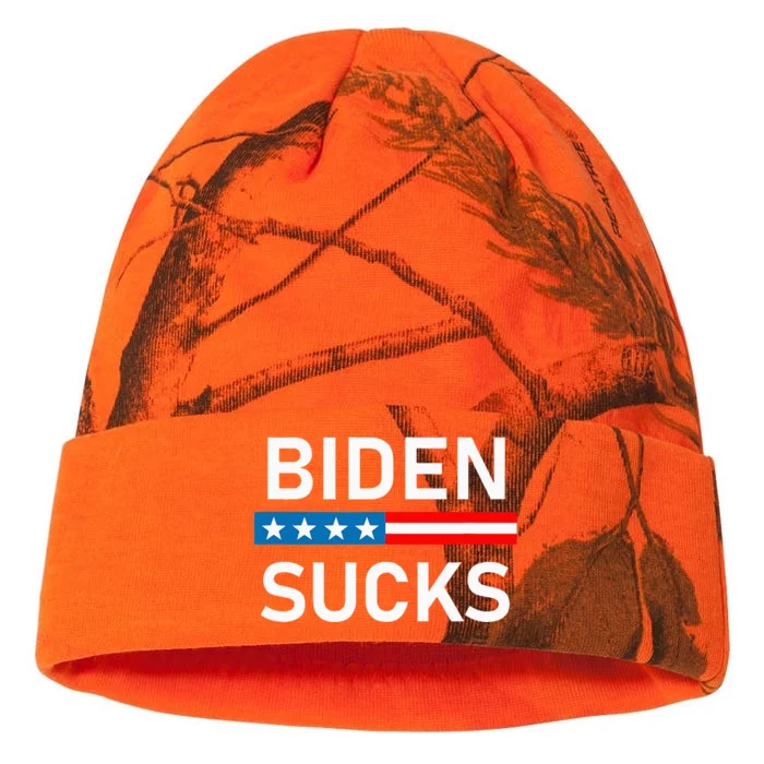 Biden Sucks Kati - 12in Camo Beanie