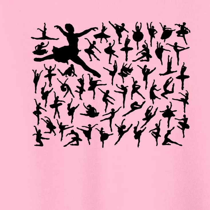 Ballerina Silhouettes Toddler T-Shirt