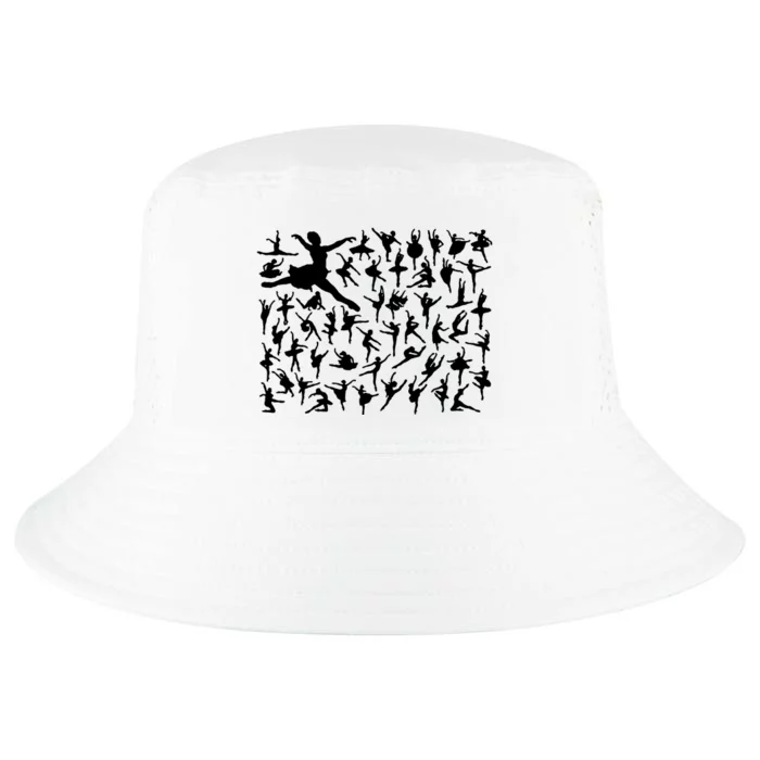 Ballerina Silhouettes Cool Comfort Performance Bucket Hat