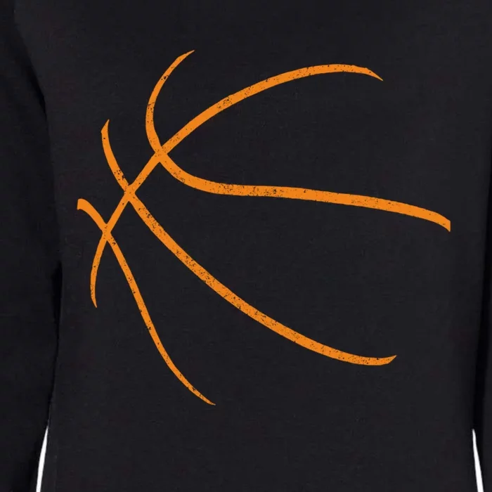 Basketball Silhouette Bball Player Coach Sports Baller Gift Womens California Wash Sweatshirt