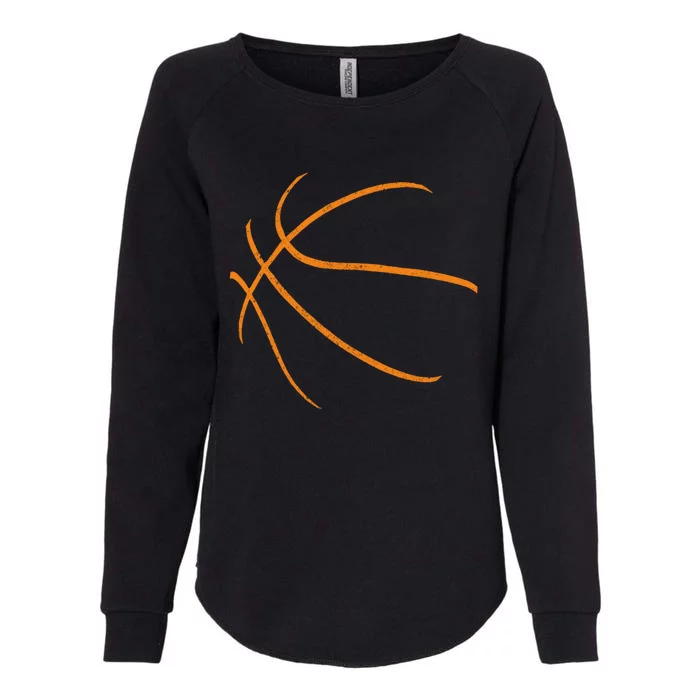 Basketball Silhouette Bball Player Coach Sports Baller Gift Womens California Wash Sweatshirt