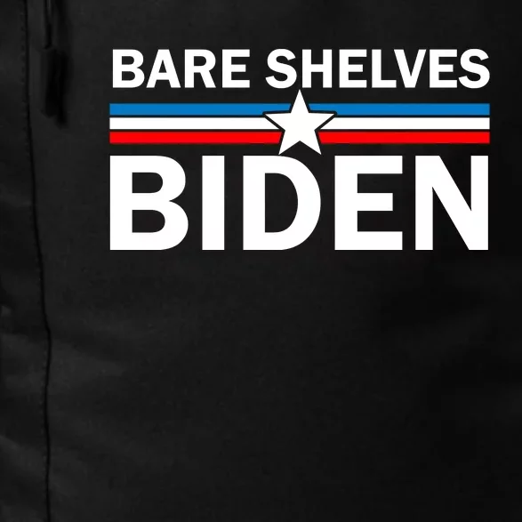 Bare Shelves Biden Conservative Liberal Impeach USA Flag Daily Commute Backpack