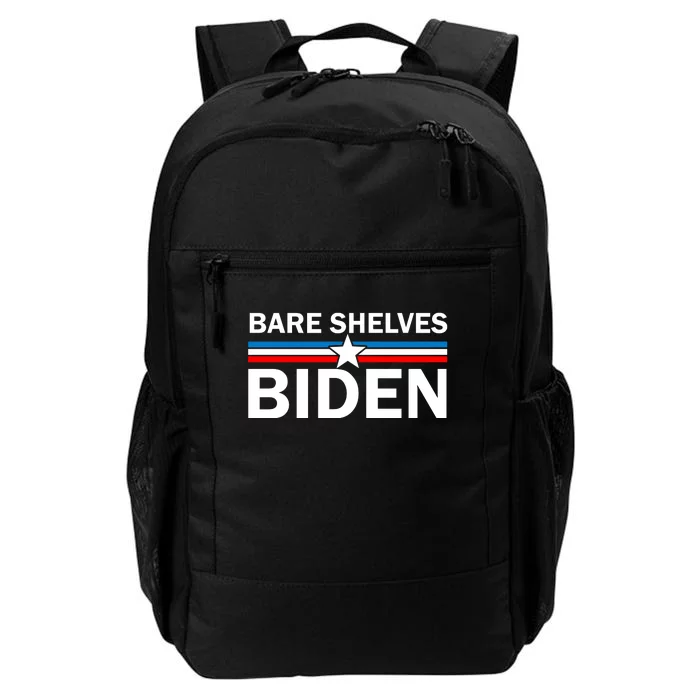 Bare Shelves Biden Conservative Liberal Impeach USA Flag Daily Commute Backpack