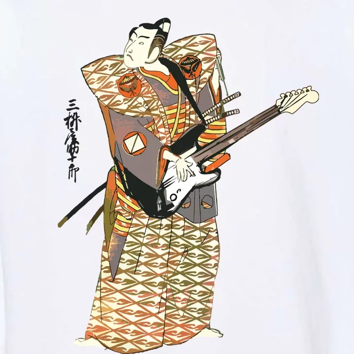 Bassist Samurai Bassist Funny Bass Guitar Player Garment-Dyed Sweatshirt