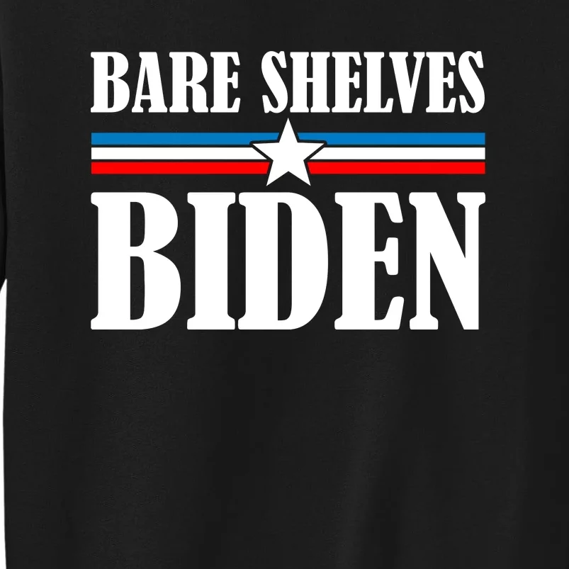 Bare Shelves Biden Conservative Liberal Impeach USA Flag Sweatshirt