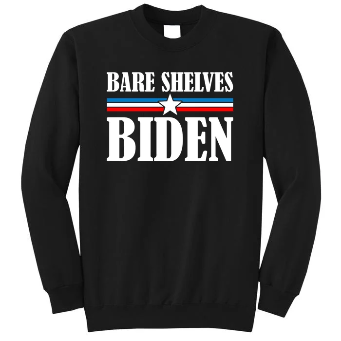 Bare Shelves Biden Conservative Liberal Impeach USA Flag Sweatshirt