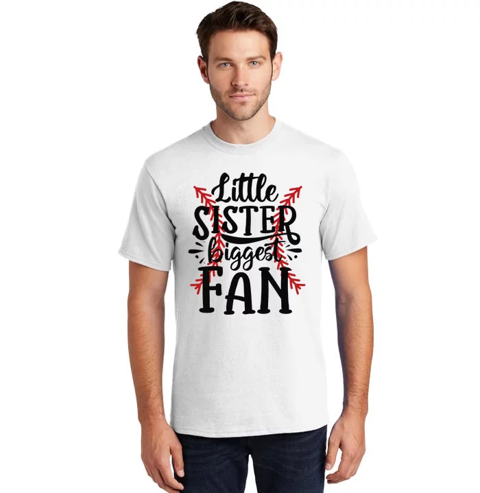 Baseball Sister  Baseball Love Baseball Player Tall T-Shirt