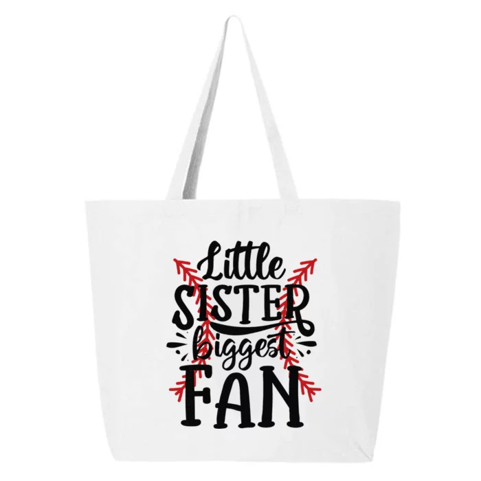 Baseball Sister  Baseball Love Baseball Player 25L Jumbo Tote