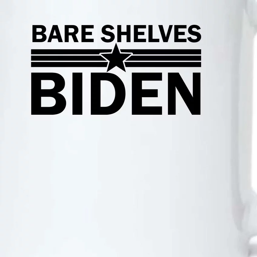 Bare Shelves Biden Conservative Liberal Impeach USA Flag Black Color Changing Mug