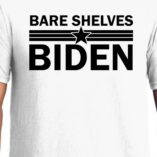 Bare Shelves Biden Conservative Liberal Impeach USA Flag Pajama Set