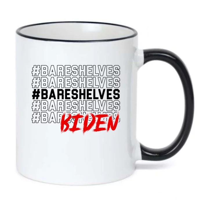 Bare Shelves Biden Black Color Changing Mug