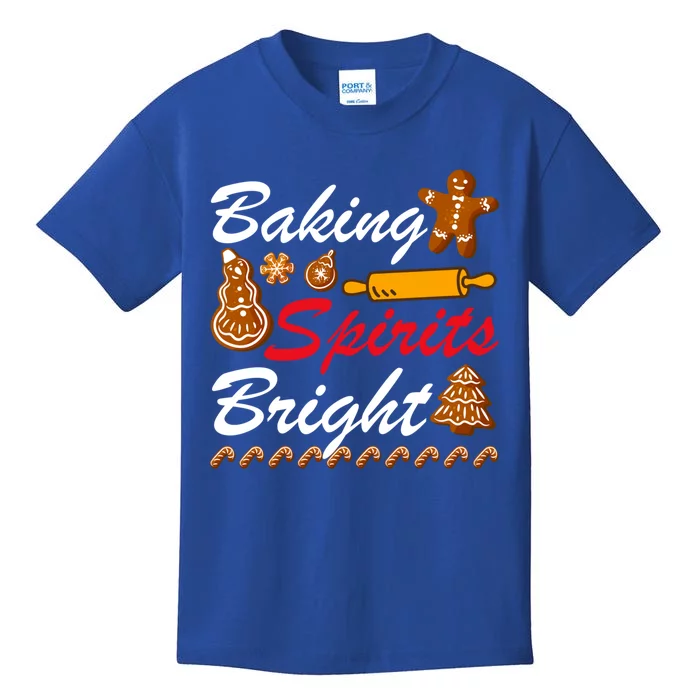 Baking Spirits Bright Christmas Great Gift Kids T-Shirt