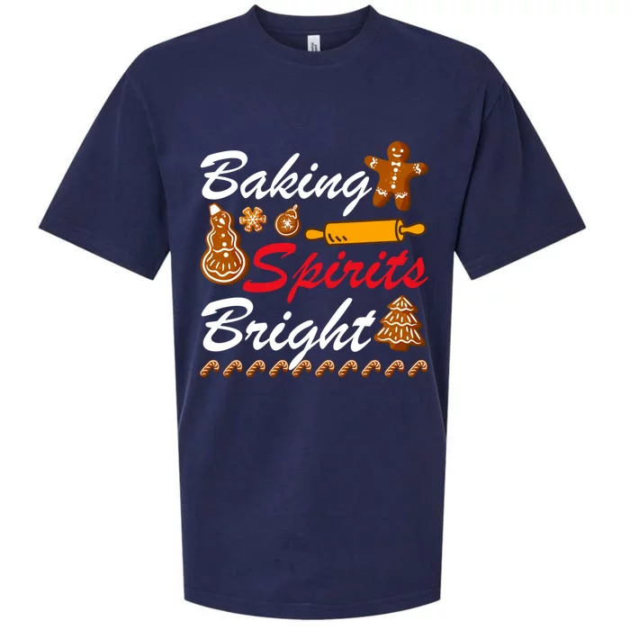 Baking Spirits Bright Christmas Great Gift Sueded Cloud Jersey T-Shirt