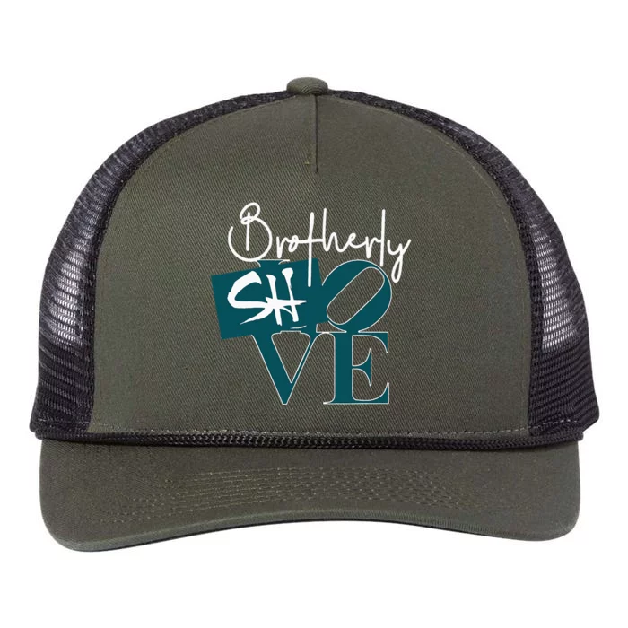 Brotherly Shove Retro Rope Trucker Hat Cap