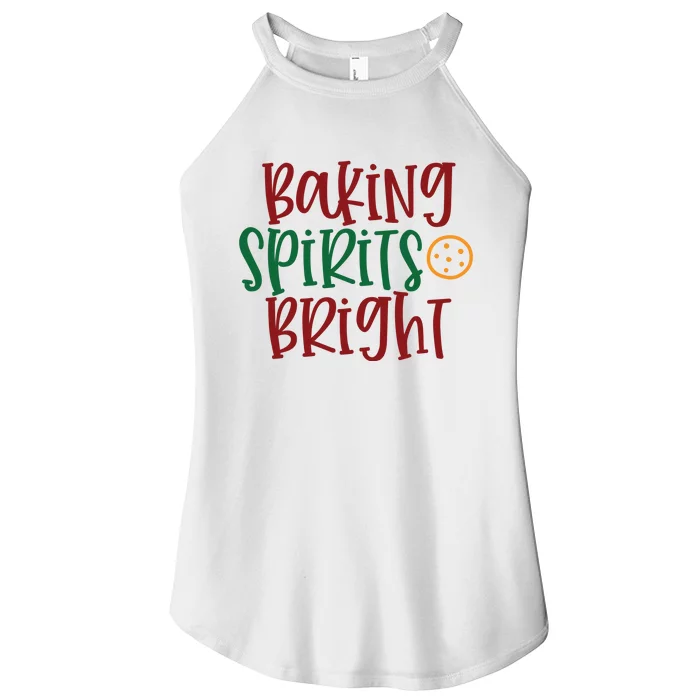 Baking Spirits Bright Women’s Perfect Tri Rocker Tank