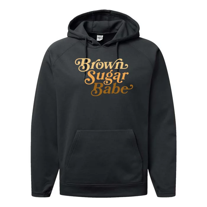 Brown Sugar Babe Melanin Performance Fleece Hoodie